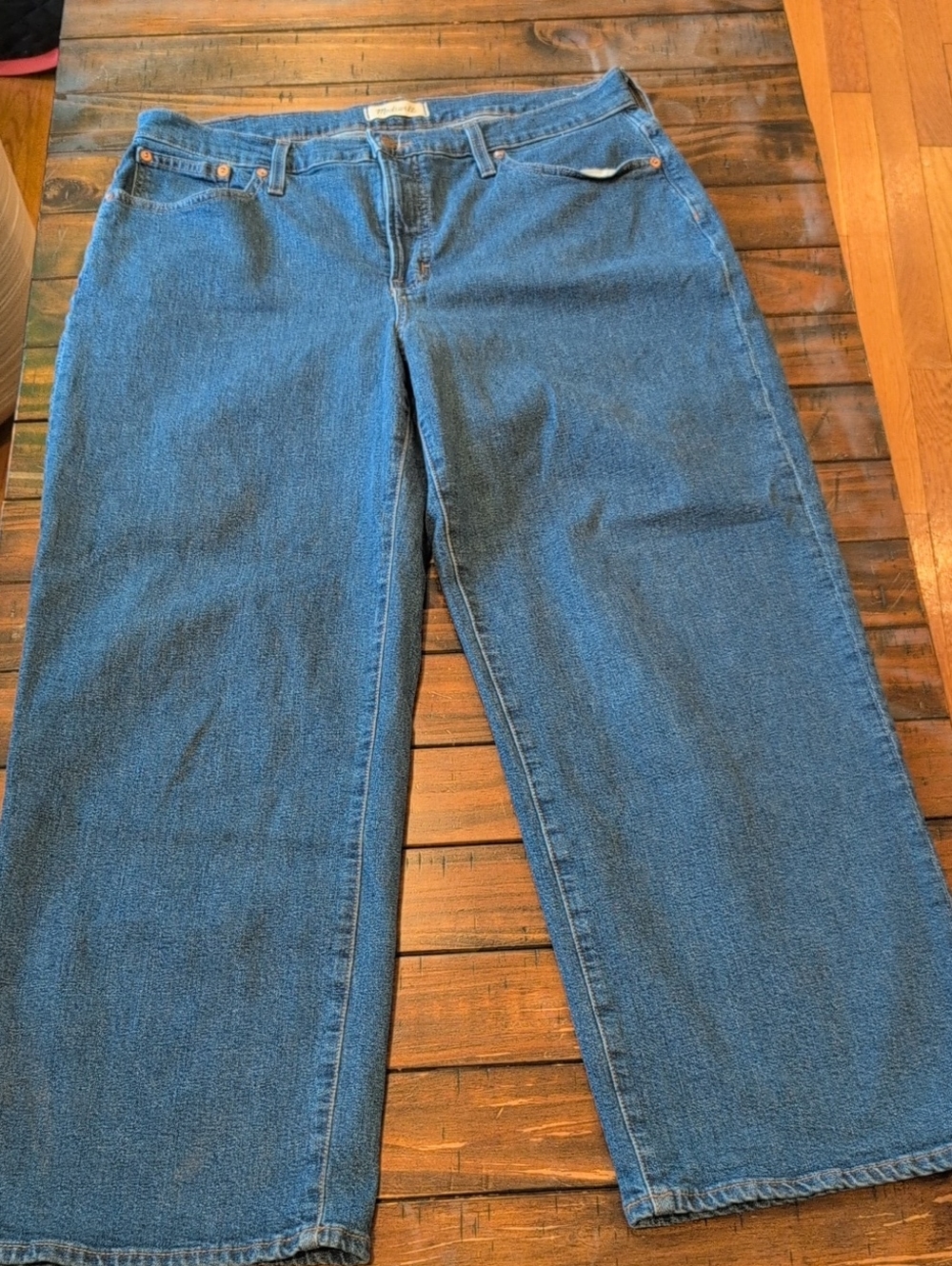 Madewell The Perfect Vintage Wide Leg Jeans Petite - Picture 2 of 9